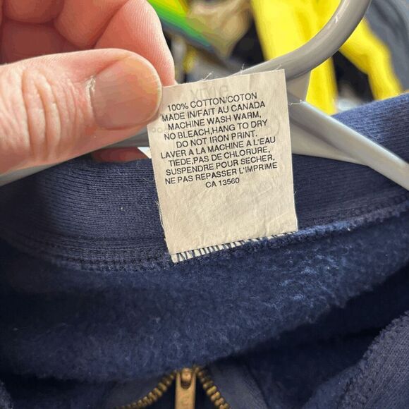 Marine Expeditions Antarctica Navy Pullover Patches Worlds End Penguins Mens XL - Picture 8 of 8